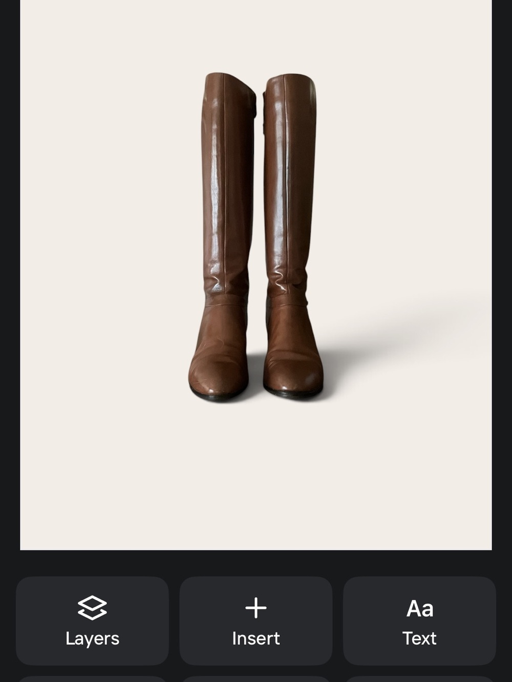 Incredible Vintage Salvatore Ferragamo Cognac Leather Knee-High Boots - Picture 4 of 5
